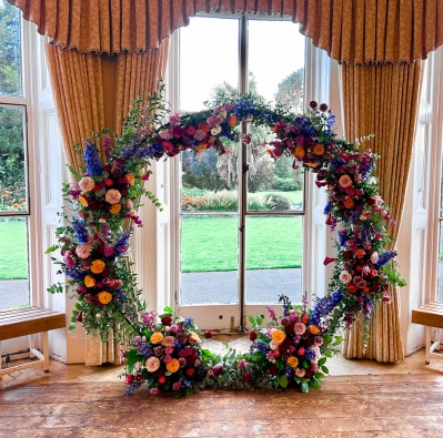Floral Moon Gate
