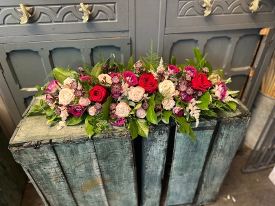 Reds, Cerise and Pale Pinks Flower Bar