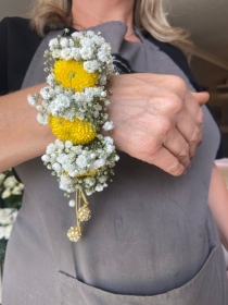 Yellow Mehndi Bracelet