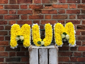 Classic Yellow letters