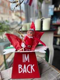 Elf on the Shelf Balloon Arrival