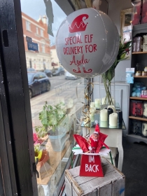 Elf on the Shelf Balloon Arrival