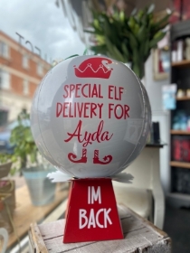 Elf on the Shelf Balloon Arrival