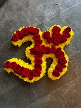 Yellow & Red Rose Aum