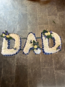 Navy Blue Tribute Letters Create Your own word
