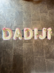 Dadi Ji with corsage sprays