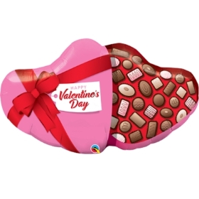39 inch Valentine's Day Candy Box Foil Balloon