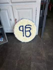 Blue Ek Onkar Cushion