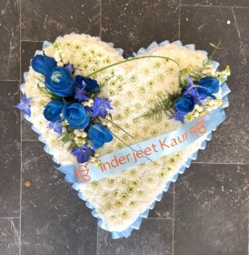 Blue Heart Tribute Solid Based