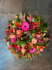 Cerise Crush Wreath