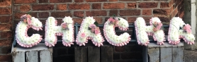 Cha Cha tribute with corsage sprays