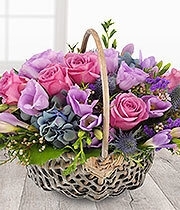 Eden Pink and Purple Basket