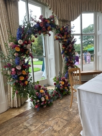 Floral Moon Gate