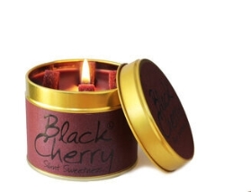 Lily Flame Black Cherry Scented Candle