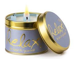 Lily Flame Relax Candle