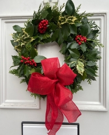 Luxury Holly Door Wreath