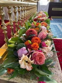 Oranges and Pinks Flower Bar for Palki