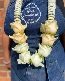 Peach Rose Garland