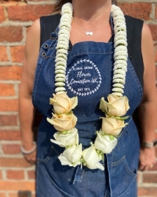 Peach Rose Garland