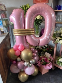 Pink Balloon Column