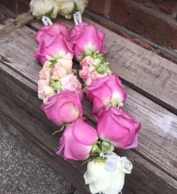 Pink Rose Garland