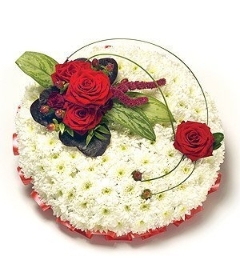 Red and White Based Posy
