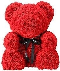 Red Forever Rose Teddy Bear