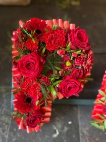 Red Mixed Flower Letters