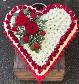 Red Rose Based Heart