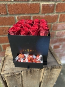 Rose and Chocolate Tray Box