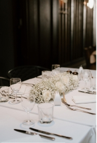 Rose and Gypsophila Flower Bar