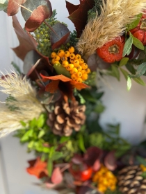 Shades of Autumn Door Wreath