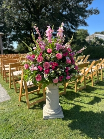 Shades of Pink Front Facing Arrangements