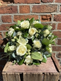 White Rose Wreath