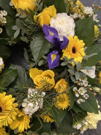 Yellow and Purple Wreath